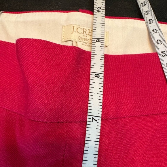 J. Crew Stretch Winnie Pant City Fit Pink Straight Leg Pants size 8P NWT - Picture 14 of 16